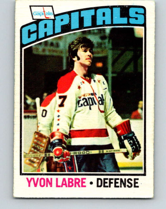 1976-77 OPC #161 Yvon Labre  Washington Capitals  V2133