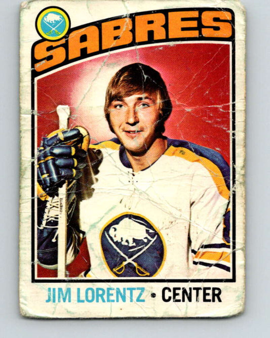 1976-77 OPC #162 Jim Lorentz  Buffalo Sabres  V2134