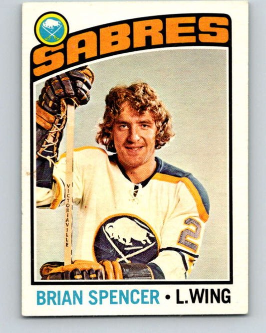 1976-77 OPC #191 Brian Spencer  Buffalo Sabres  V2146
