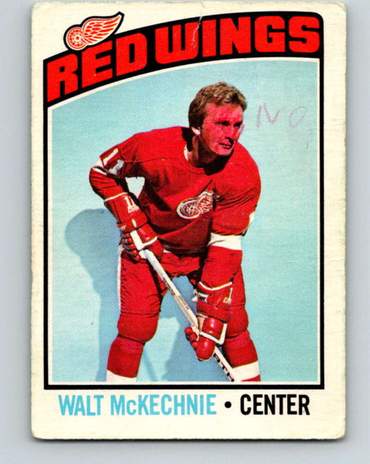 1976-77 OPC #196 Walt McKechnie  Detroit Red Wings  V2148