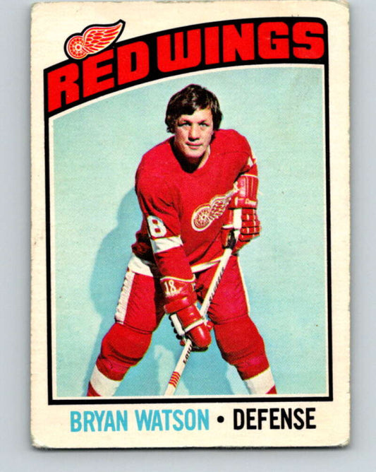 1976-77 OPC #228 Bryan Watson  Detroit Red Wings  V2172
