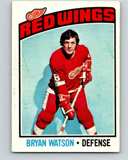 1976-77 OPC #228 Bryan Watson  Detroit Red Wings  V2173
