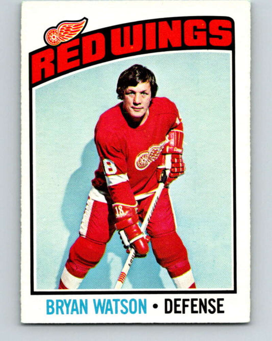 1976-77 OPC #228 Bryan Watson  Detroit Red Wings  V2174