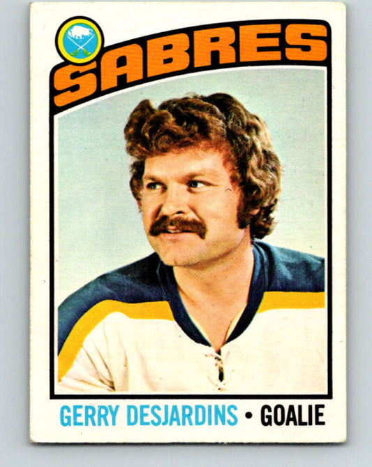 1976-77 OPC #230 Gerry Desjardins  Buffalo Sabres  V2177