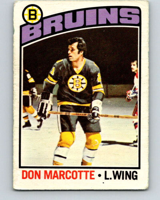 1976-77 OPC #234 Don Marcotte  Boston Bruins  V2179