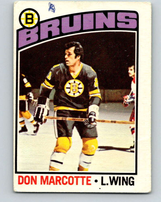 1976-77 OPC #234 Don Marcotte  Boston Bruins  V2181