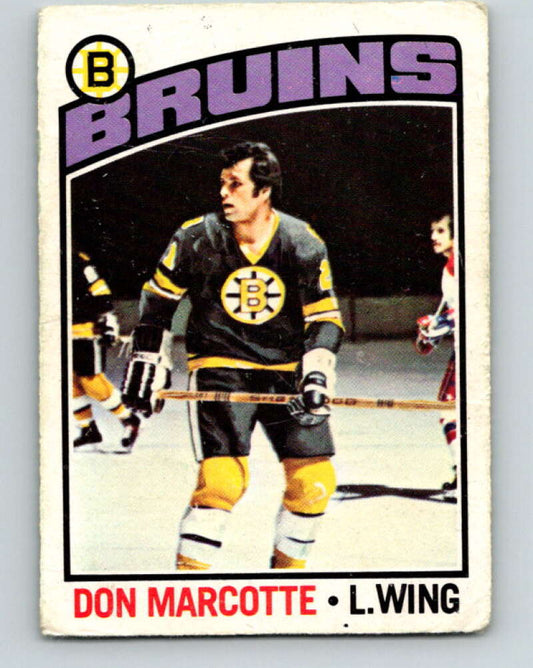 1976-77 OPC #234 Don Marcotte  Boston Bruins  V2183