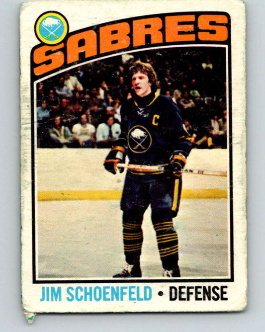 1976-77 OPC #241 Jim Schoenfeld  Buffalo Sabres  V2186