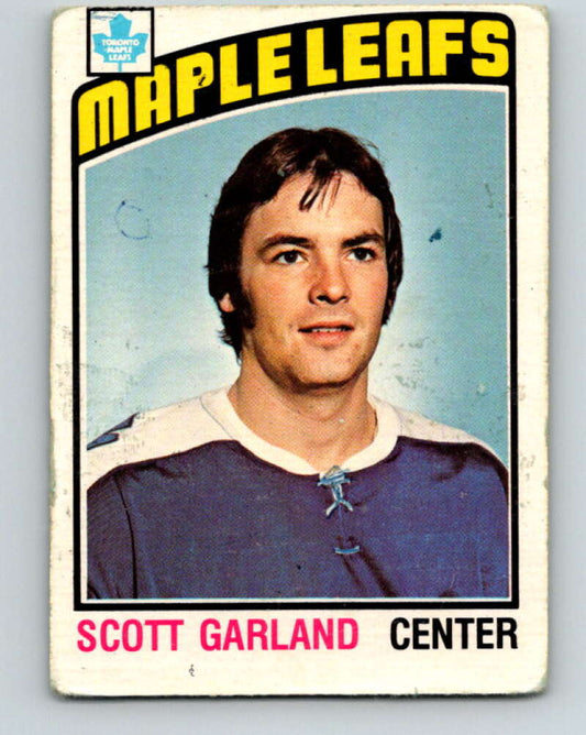 1976-77 OPC #243 Scott Garland  RC Rookie Toronto Maple Leafs  V2188