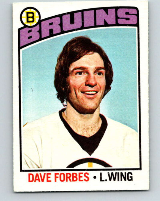 1976-77 OPC #246 Dave Forbes  Boston Bruins  V2190