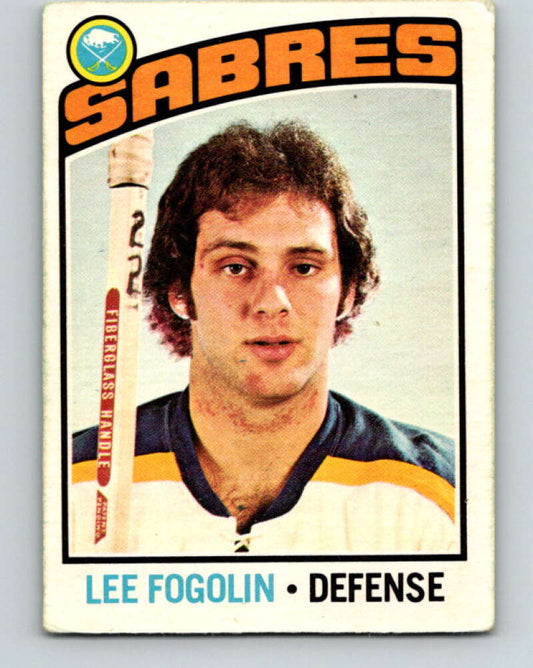 1976-77 OPC #253 Lee Fogolin  Buffalo Sabres  V2193