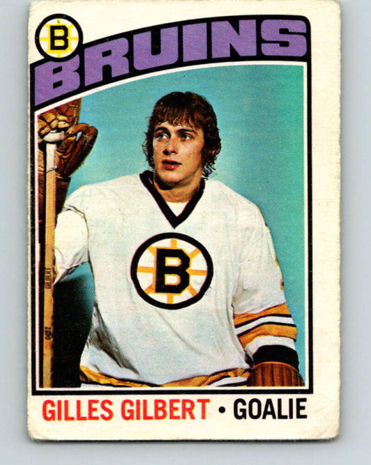 1976-77 OPC #255 Gilles Gilbert  Boston Bruins  V2195