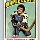 1976-77 OPC #259 Errol Thompson  Toronto Maple Leafs  V2198