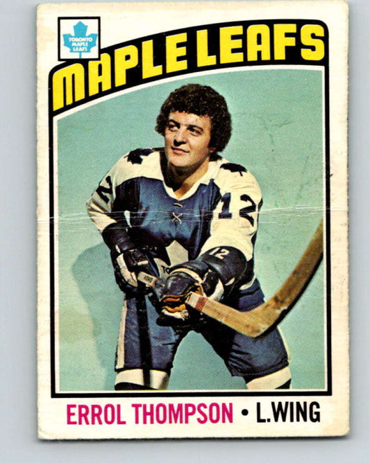 1976-77 OPC #259 Errol Thompson  Toronto Maple Leafs  V2198