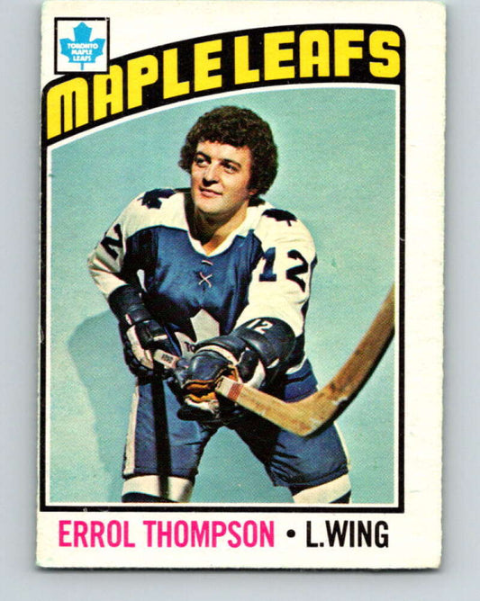 1976-77 OPC #259 Errol Thompson  Toronto Maple Leafs  V2199
