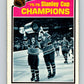 1976-77 OPC #264 Montreal Canadiens Stanley Cup  V2204