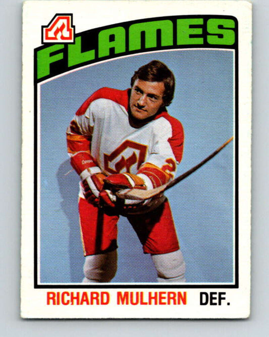 1976-77 OPC #265 Richard Mulhern  RC Rookie Atlanta Flames  V2205