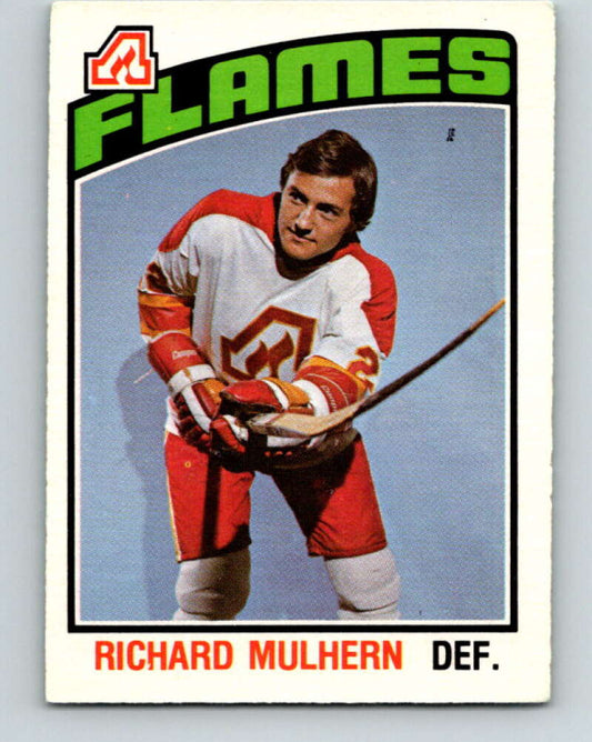 1976-77 OPC #265 Richard Mulhern  RC Rookie Atlanta Flames  V2206