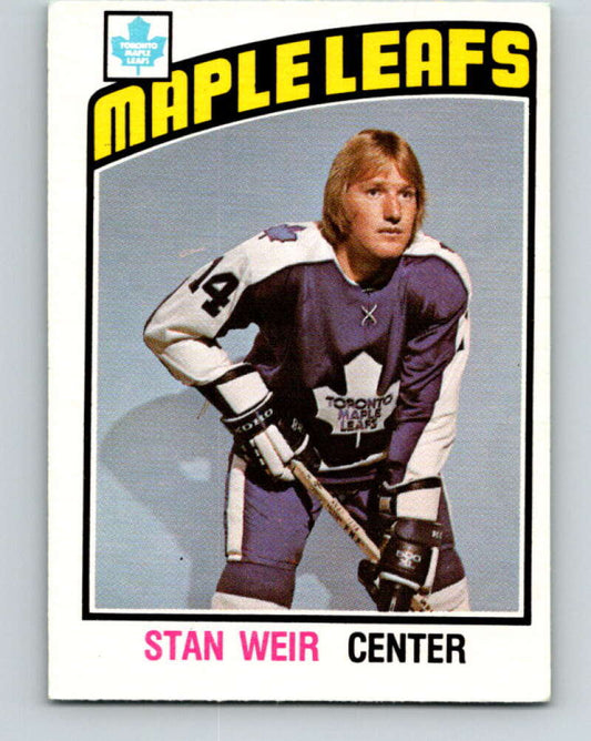 1976-77 OPC #270 Stan Weir  Toronto Maple Leafs  V2216