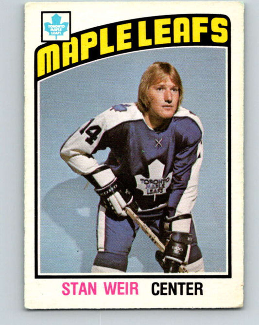 1976-77 OPC #270 Stan Weir  Toronto Maple Leafs  V2218