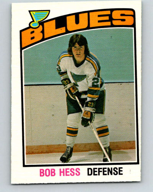 1976-77 OPC #277 Bob Hess  St. Louis Blues  V2225