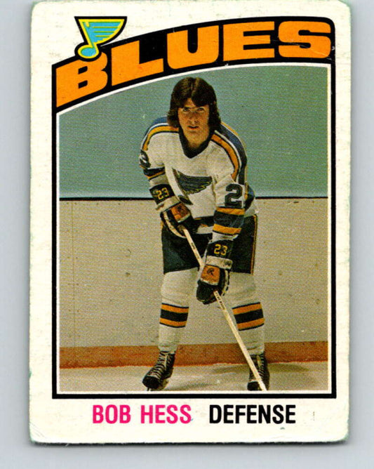 1976-77 OPC #277 Bob Hess  St. Louis Blues  V2227