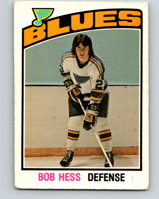 1976-77 OPC #277 Bob Hess  St. Louis Blues  V2228