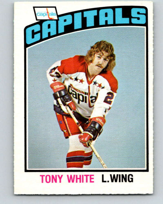 1976-77 OPC #279 Tony White  RC Rookie Washington Capitals  V2230