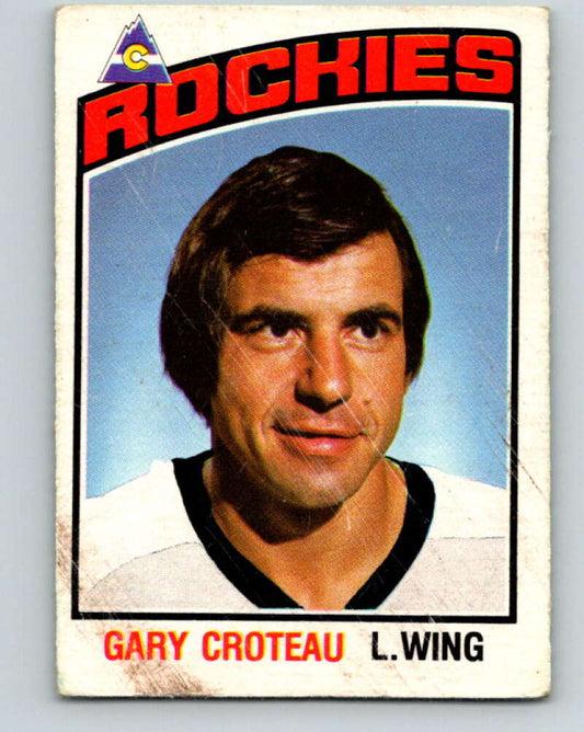 1976-77 OPC #283 Gary Croteau  Colorado Rockies  V2233