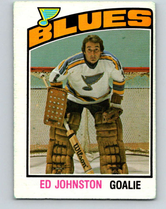 1976-77 OPC #285 Ed Johnston  St. Louis Blues  V2234