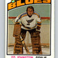 1976-77 OPC #285 Ed Johnston  St. Louis Blues  V2235