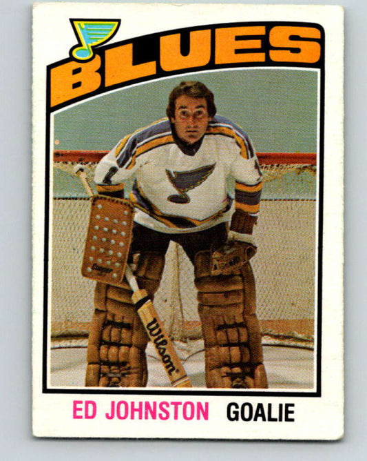 1976-77 OPC #285 Ed Johnston  St. Louis Blues  V2235