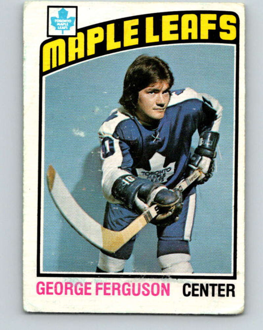 1976-77 OPC #286 George Ferguson  Toronto Maple Leafs  V2236