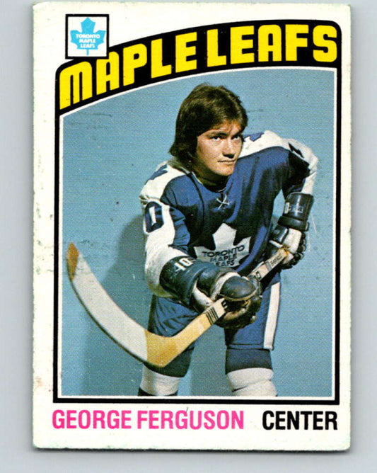 1976-77 OPC #286 George Ferguson  Toronto Maple Leafs  V2238