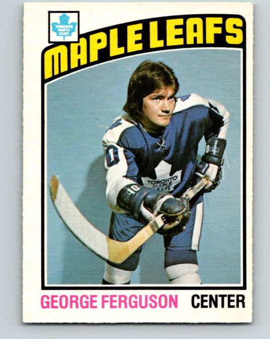 1976-77 OPC #286 George Ferguson  Toronto Maple Leafs  V2239