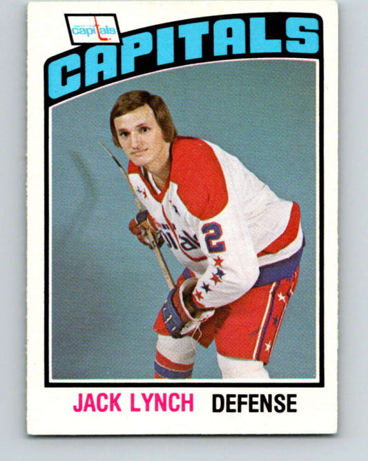 1976-77 OPC #288 Jack Lynch  Washington Capitals  V2240