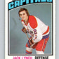 1976-77 OPC #288 Jack Lynch  Washington Capitals  V2242