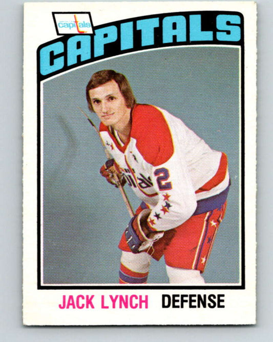 1976-77 OPC #288 Jack Lynch  Washington Capitals  V2242