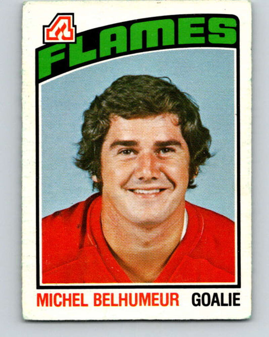 1976-77 OPC #296 Michel Belhumeur  Atlanta Flames  V2252