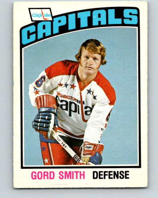 1976-77 OPC #303 Gord Smith  RC Rookie Washington Capitals  V2263
