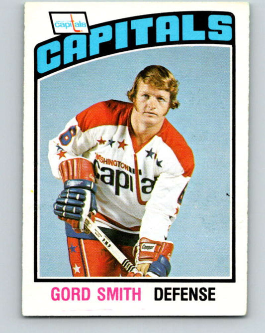 1976-77 OPC #303 Gord Smith  RC Rookie Washington Capitals  V2266