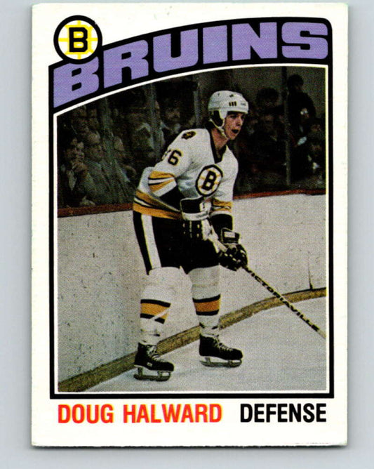 1976-77 OPC #306 Doug Halward  RC Rookie Boston Bruins  V2271