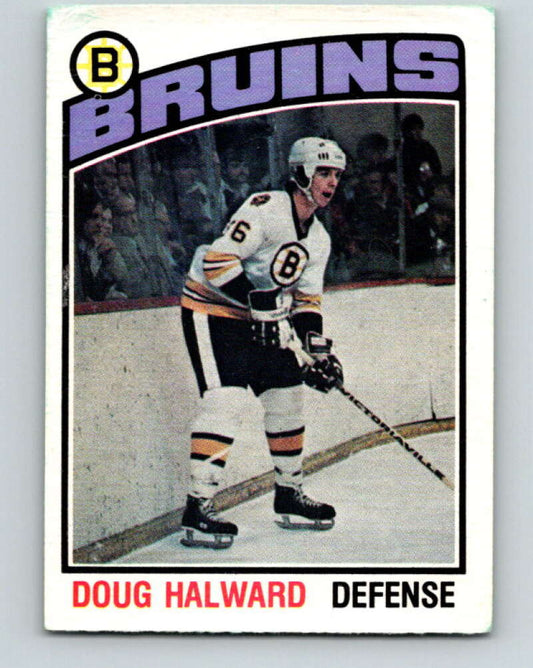 1976-77 OPC #306 Doug Halward  RC Rookie Boston Bruins  V2272