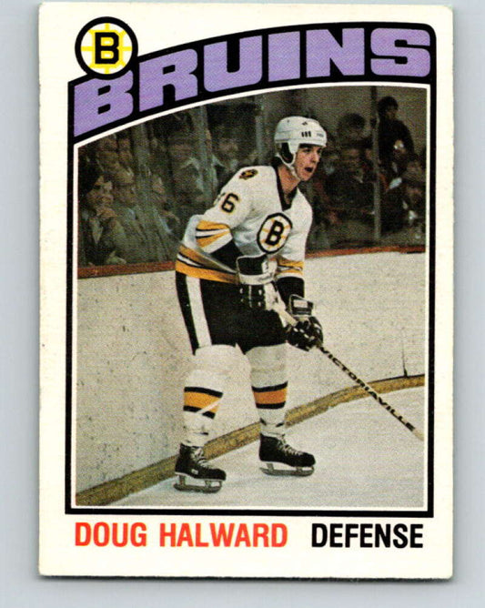 1976-77 OPC #306 Doug Halward  RC Rookie Boston Bruins  V2273