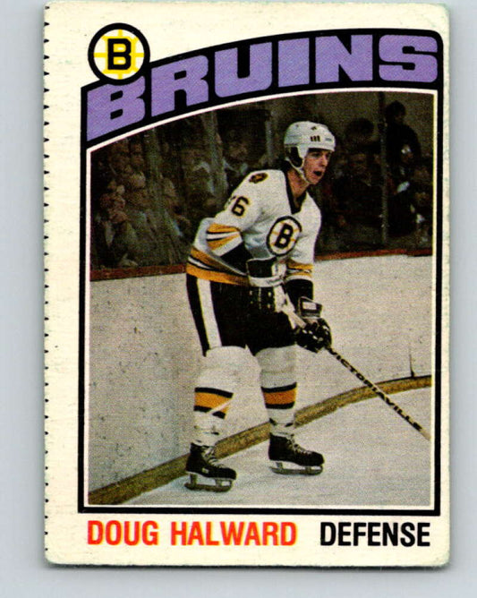 1976-77 OPC #306 Doug Halward  RC Rookie Boston Bruins  V2274