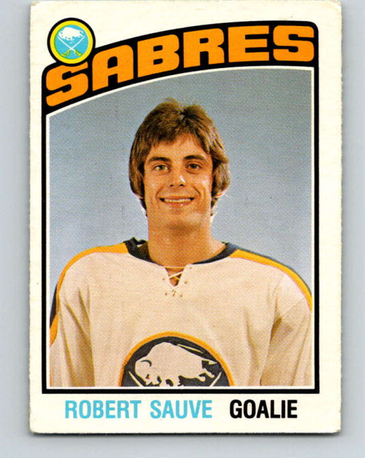 1976-77 OPC #308 Bob Sauve  RC Rookie Buffalo Sabres  V2276