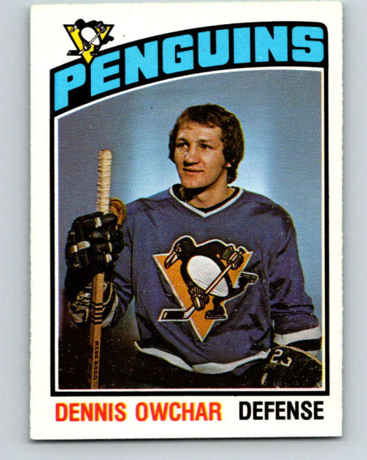 1976-77 OPC #314 Dennis Owchar  Pittsburgh Penguins  V2281