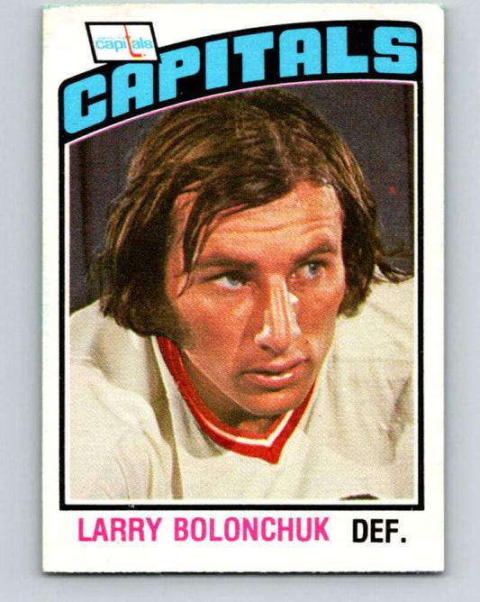 1976-77 O-Pee-Chee #322 Larry Bolonchuk  RC Rookie Washington Capitals  V2289