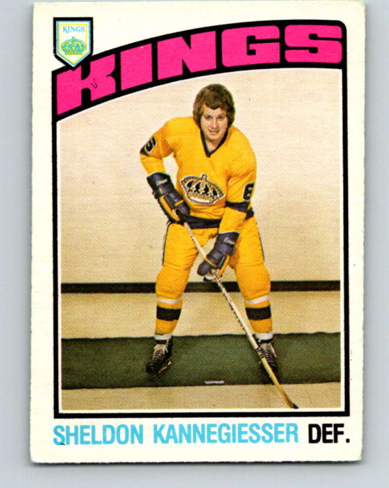 1976-77 O-Pee-Chee #335 Sheldon Kannegiesser  Los Angeles Kings  V2305
