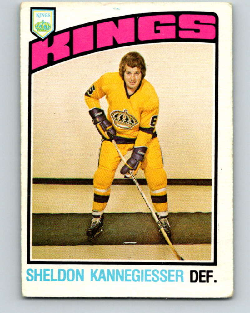 1976-77 O-Pee-Chee #335 Sheldon Kannegiesser  Los Angeles Kings  V2306